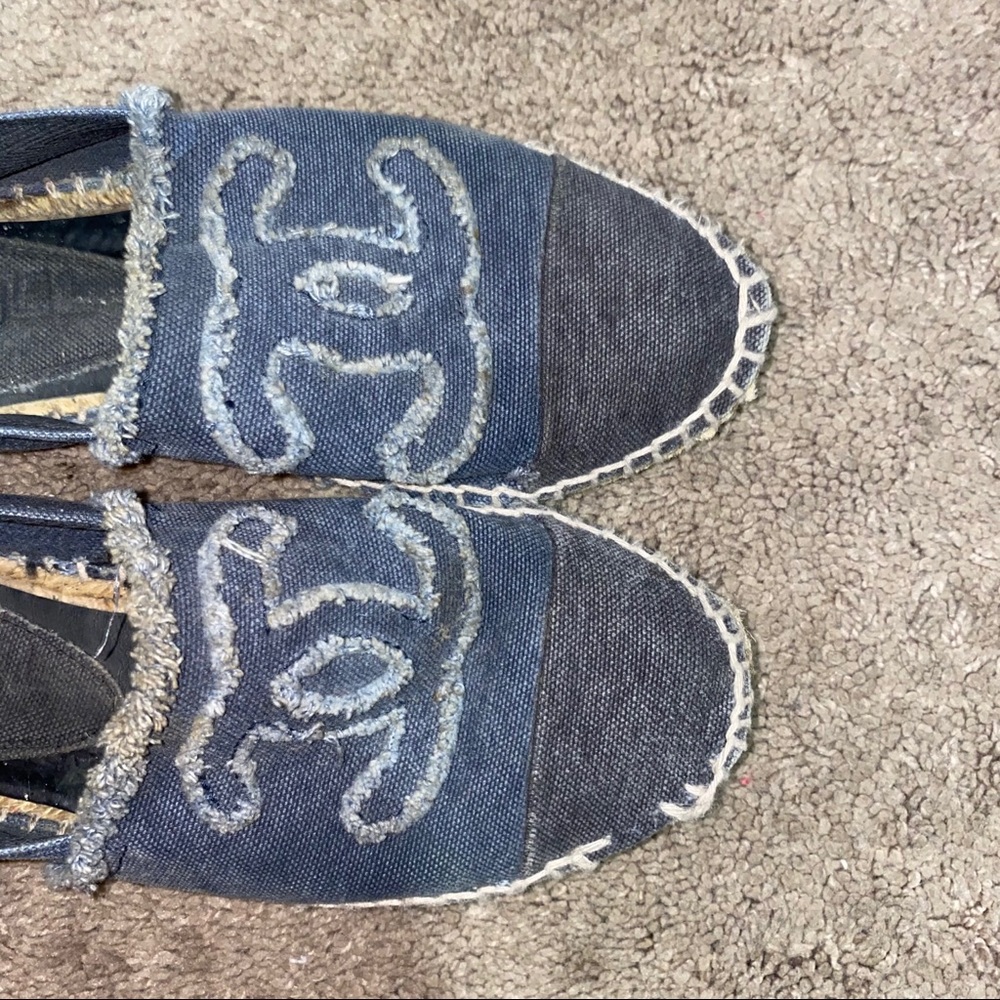 Blue Chanel Espadrilles